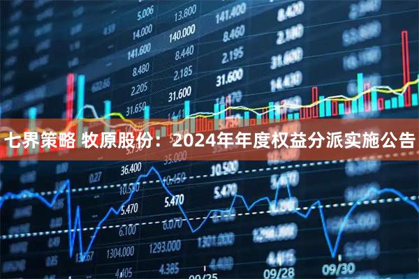 七界策略 牧原股份：2024年年度权益分派实施公告