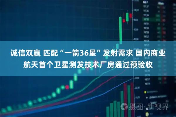 诚信双赢 匹配“一箭36星”发射需求 国内商业航天首个卫星测发技术厂房通过预验收